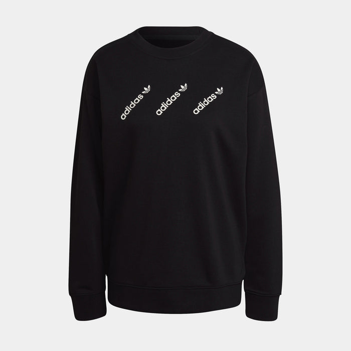 Logomania Crew Womens Crew (Black)