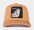 Lone Wolf Trucker Mens Hat (Beige)