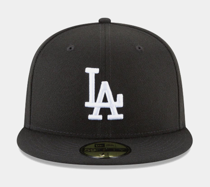 Los Angeles Dodgers 59Fifty Fitted Cap Mens Hat (Black)