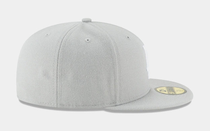 Los Angeles Dodgers 59FIFTY Fitted Cap Mens Hat (Grey)