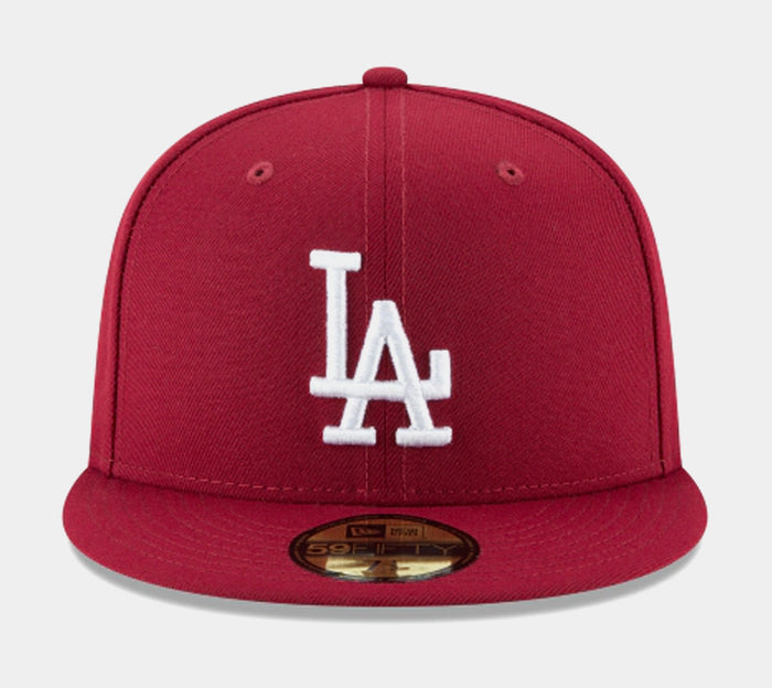 Los Angeles Dodgers 59Fifty Fitted Cap Mens Hat (Red)