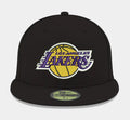 Los Angeles Lakers 59FIFTY Fitted Cap Mens Hat (Black)