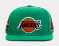 Los Angeles Lakers Desert Green Snapback Mens Hat (Green)