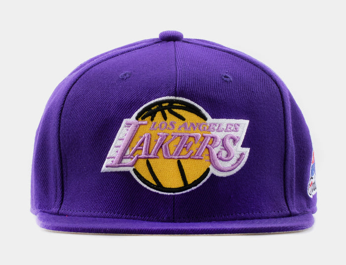 Los Angeles Lakers Fitted Hat Mens Hat (Purple)
