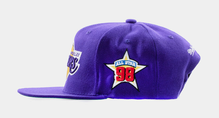 Los Angeles Lakers Snapabck Cap Mens Hat (Purple)