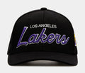 Los Angeles Lakers Team Script 2.0 Mens Snapback Hat (Black)