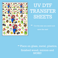Mario UV DTF SHEET