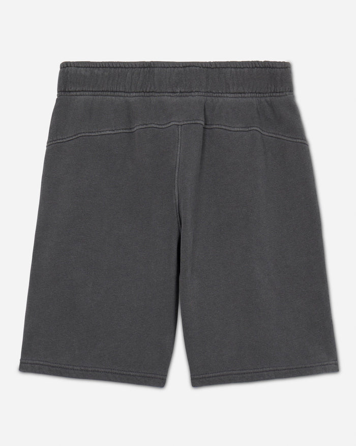 Back of pepper-colored men's sweat shorts#color_pepper