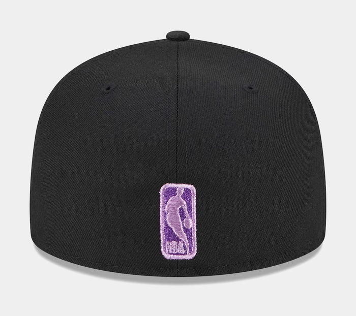 Miami Heat Metallic Pop 59FIFTY Mens Fitted Hat (Black)