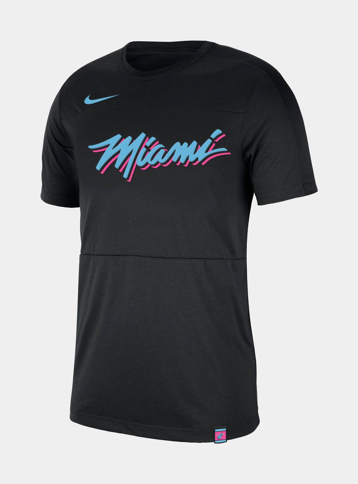 Miami Heat NBA Dri Fit Mens T-Shirt (Black)