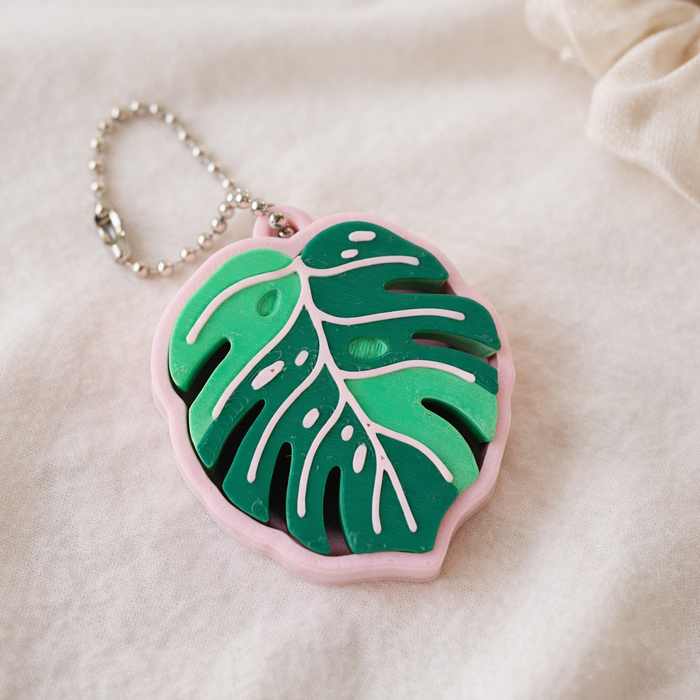 Monstera Fidget Clicker Pink - BUILD YOUR OWN
