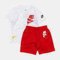 Multi Futura Short Preschool Set (White/Red)