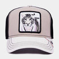 MV Stripes Trucker Mens Hat (Grey/Black)