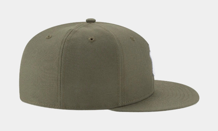 New York Yankees 59Fifty Fitted Hat Mens Hat (Olive)