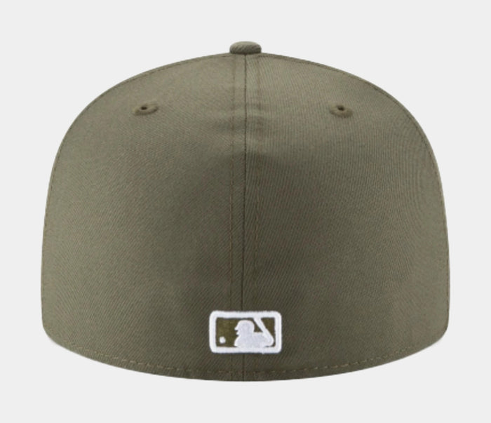 New York Yankees 59Fifty Fitted Hat Mens Hat (Olive)