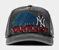 New York Yankees Bootleg '47 Hitch Snapback Mens Hat (Black)