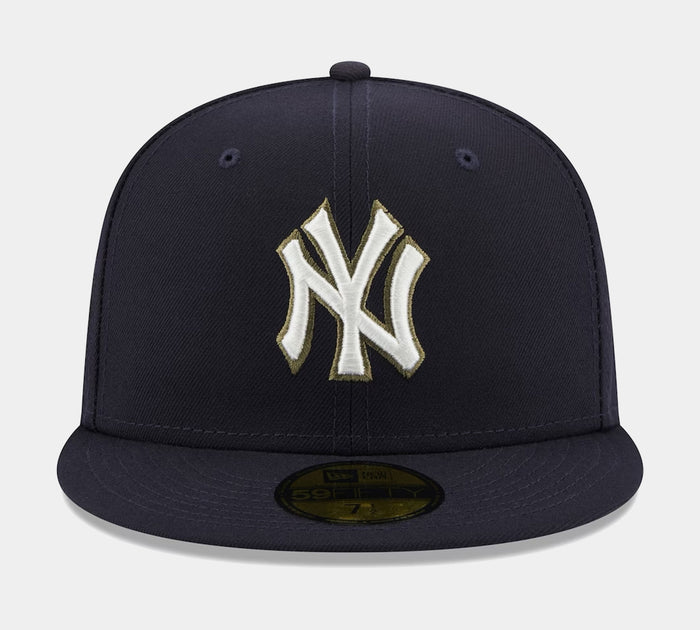 New York Yankees Botanical 59FIFTY Mens Fitted Hat (Navy)