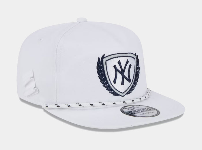 New York Yankees Golfer 9FIFTY Mens Snapback Hat (White)
