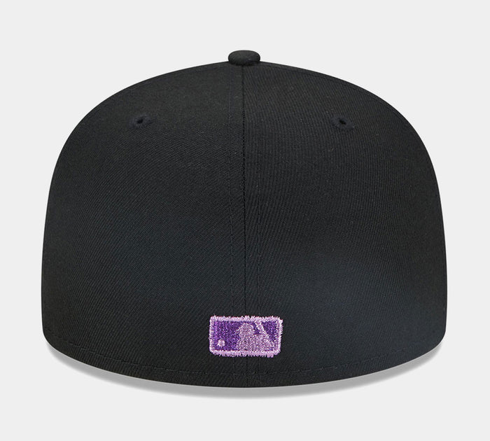 New York Yankees Metallic Pop 59FIFTY Mens Fitted Hat (Black)