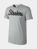 Nike NFL Pitts burgh Steelers Script Crew T-Shirt (Grey)