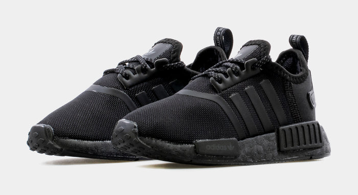 NMD R1 Infant Toddler Running Shoe (Black)