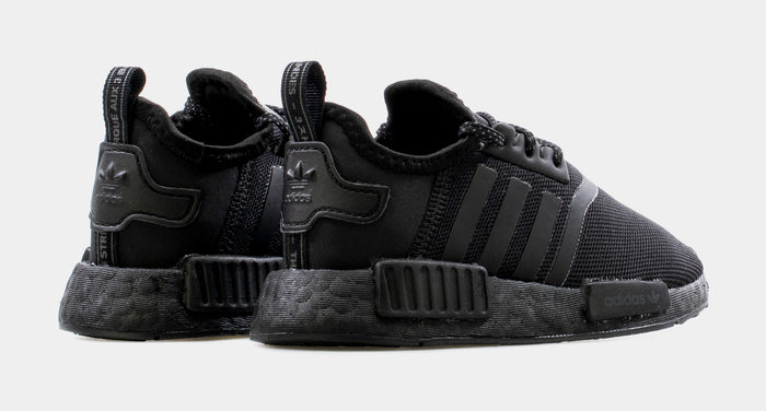 NMD R1 Infant Toddler Running Shoe (Black)