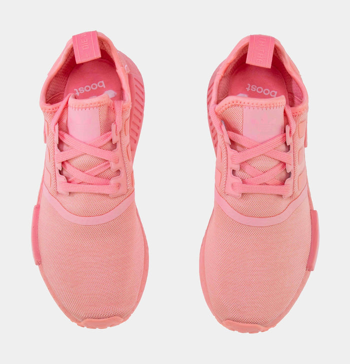 NMD R1 Originals Grade School Running Shoe (Glory Pink)