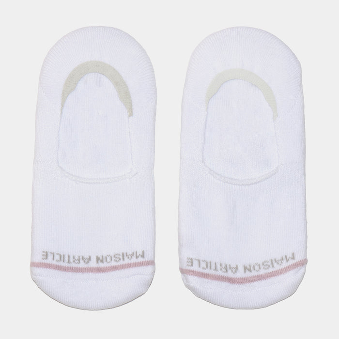 No Show Socks Womens Socks (White)