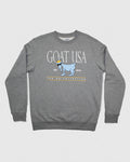 Front of gray OG North Tyson Crewneck Sweatshirt#color_gray