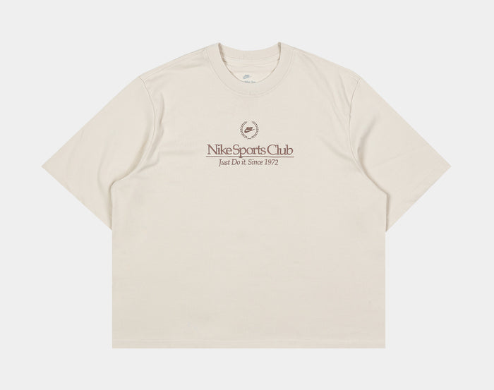 NSW Boxy Campus Womens Short Sleeve Shirt (Beige)