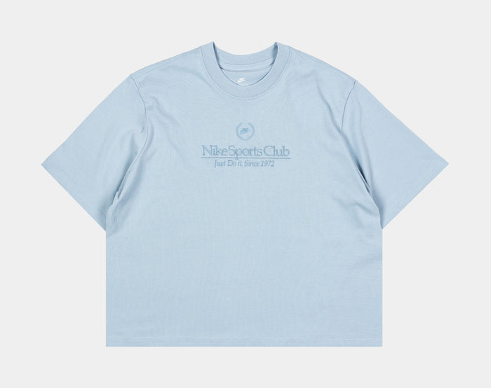 NSW Boxy Campus Womens Short Sleeve Shirt (Blue)