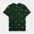 NSW Club+ AOP Mens Short Sleeve Shirt (Green)