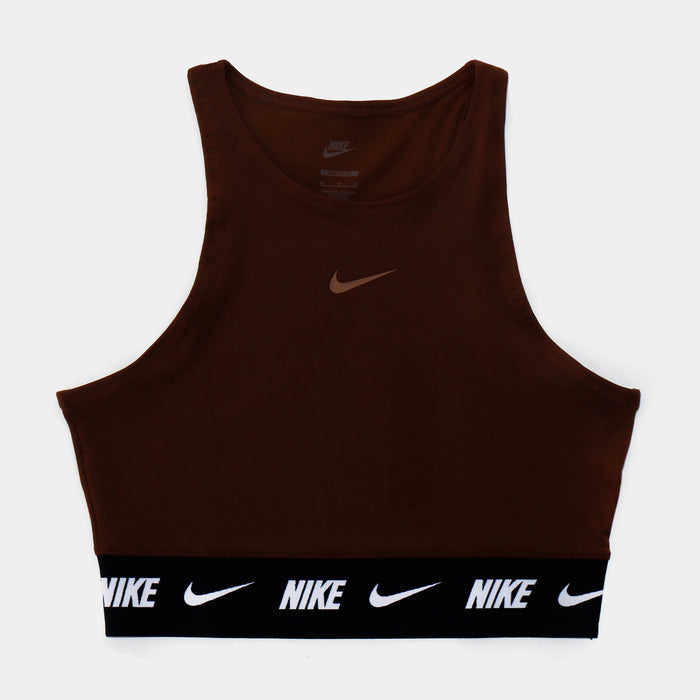 NSW Crop Tape Top Womens Top (Brown)