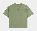 NSW Essentials Boxy Womens Short Sleeve Shirt (Green)