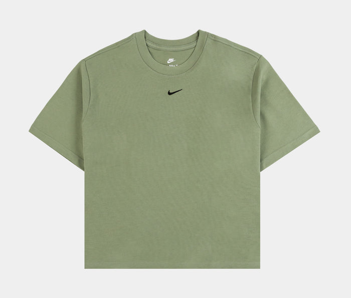 NSW Essentials Boxy Womens Short Sleeve Shirt (Green)