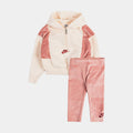 NSW Fleece Pullover + Jogger Infant Toddler Set (Pink)