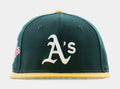 Oakland A's 59Fifty Fitted Cap Mens Hat (Green)