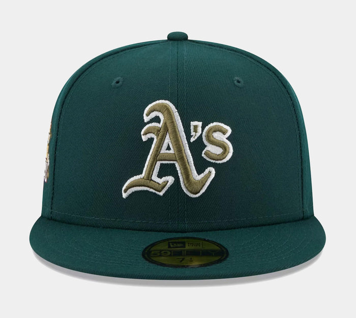 Oakland Athletics Botanical 59FIFTY Mens Fitted Hat (Green)