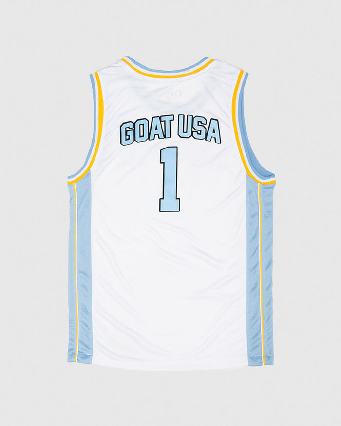 Back of white OG Basketball Jersey#color_white