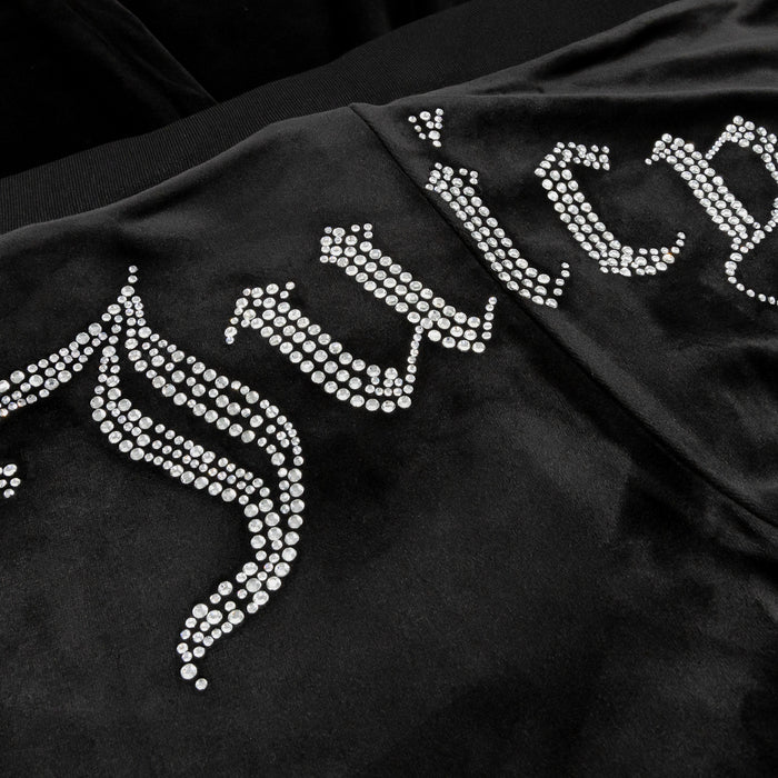 Og Big Bling Velour Womens Track Pants (Black)