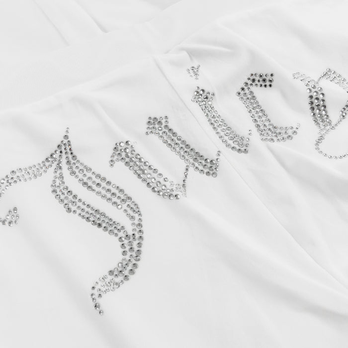 Og Big Bling Velour Womens Track Pants (White)