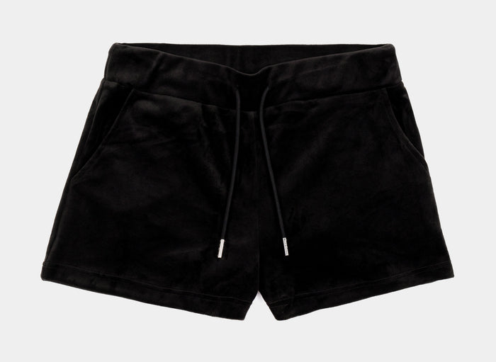 OG Bling Velour Womens Shorts (Black)
