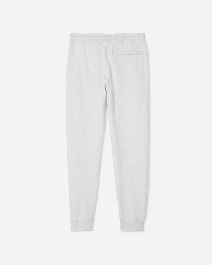 Back of heather white OG Fleece Joggers#color_heather-white