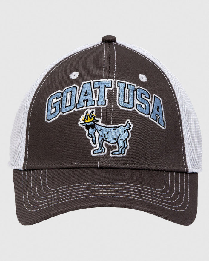 Front of charcoal OG Trucker Hat#color_charcoal