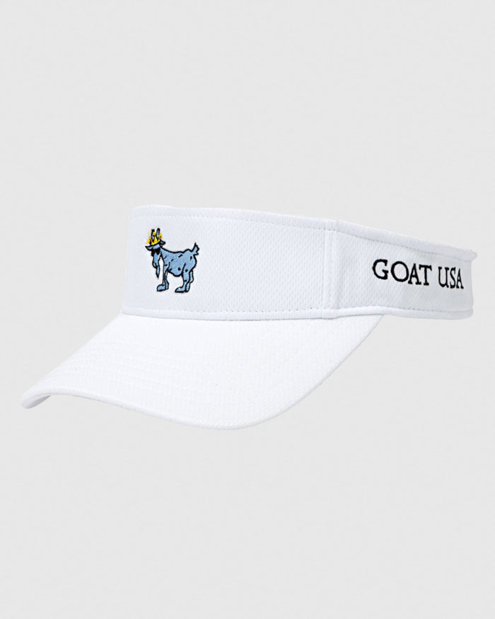 Angled view of white OG Visor#color_white