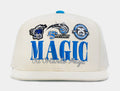 Orlando Magic Retro Snapback Mens Hat (Beige)