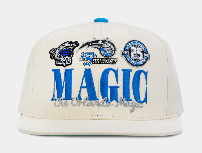 Orlando Magic Retro Snapback Mens Hat (Beige)