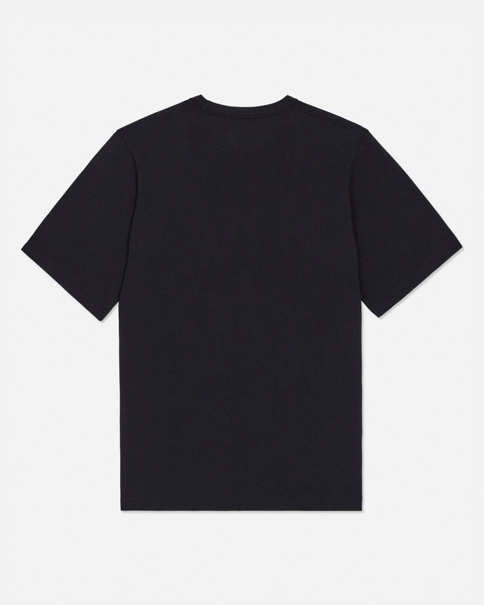 Black t-shirt on a white background#color_black