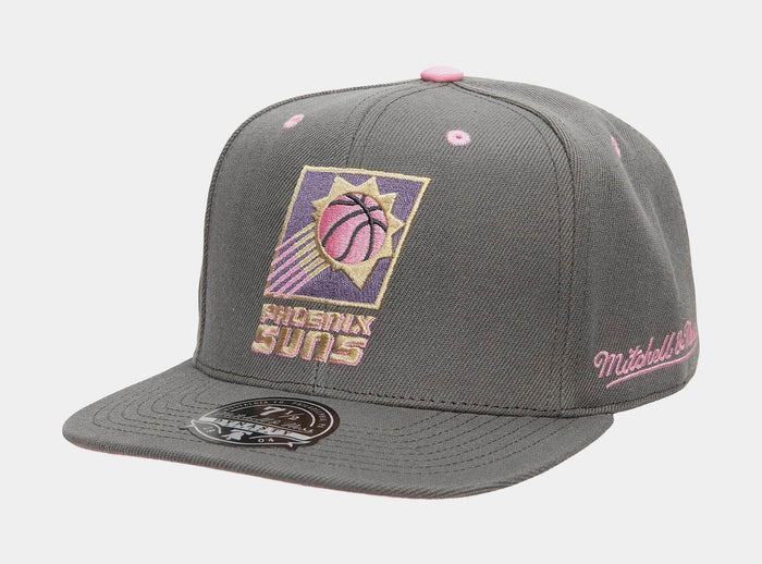 Phoenix Suns Lavender Dreams Mens Fitted Hat (Grey)