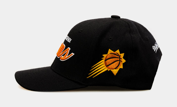 Phoenix Suns Team Script 2.0 Mens Snapback Hat (Black)